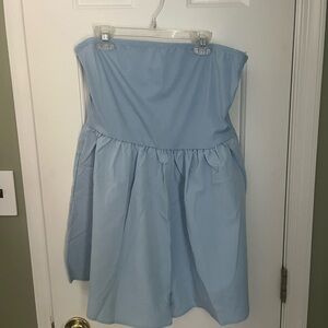 Light Blue Strapless Romper